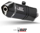 MIVV Speed Edge Black Stainless Steel Slip-On Exhaust '22-'23 Aprilia Tuareg 660