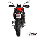 MIVV Speed Edge Black Stainless Steel Slip-On Exhaust '22-'23 Aprilia Tuareg 660