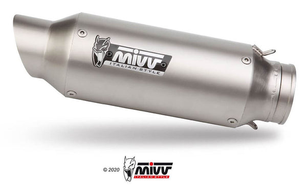 MIVV M2 Satin Stainless Steel Slip-On Exhaust '13-'15 Honda Grom
