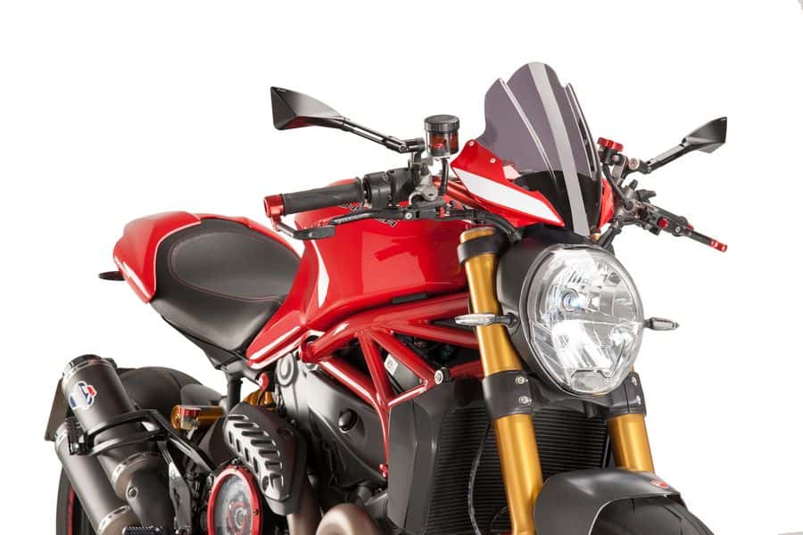 Puig 8900N スクリーン　DUCATI MONSTER 1200等に Buy Puig Sport Windscreen for '16-'20 Ducati Monster 1200 R