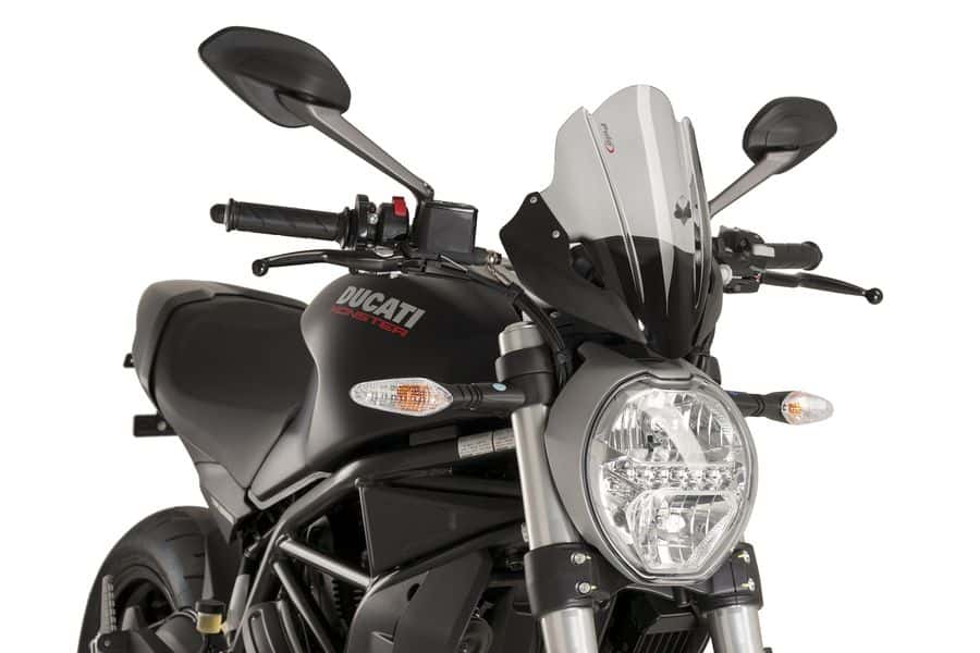 puig スクリーン　モンスタープラス　ブラック Puig 8900N SCREEN TOURING [BLACK] DUCATI MONSTER 1200/821(14