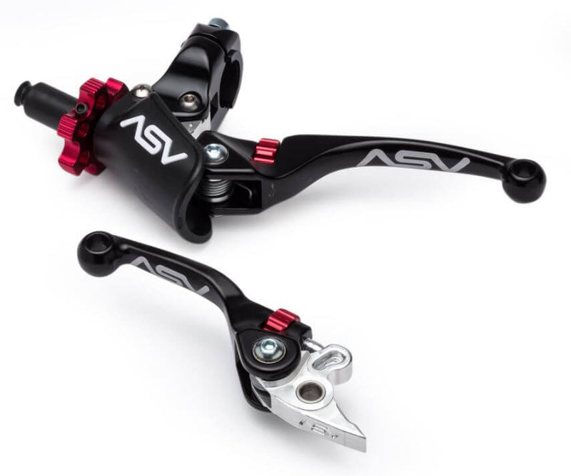 ASV F4 Pro Off-Road Brake & Clutch Levers '21-'24 Kawasaki KLX 140R / L / F