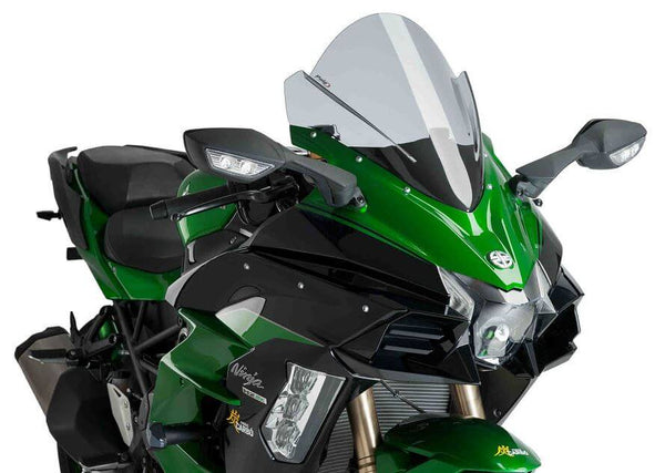 Puig Z-Racing Windscreen for '18-'21 Kawasaki Ninja H2 SX