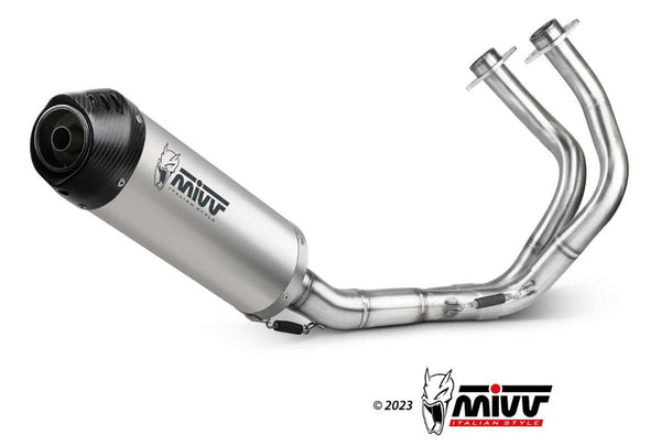 MIVV Oval Titanium Full System Exhaust '17-'23 Kawasaki Ninja 650/Z650