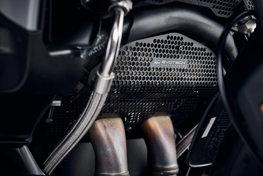 Evotech Performance Radiator Cylinder Head Guard Set 21-26 Ducati Multistrada V4/S/Sport/Pikes Peak/Rally/RS