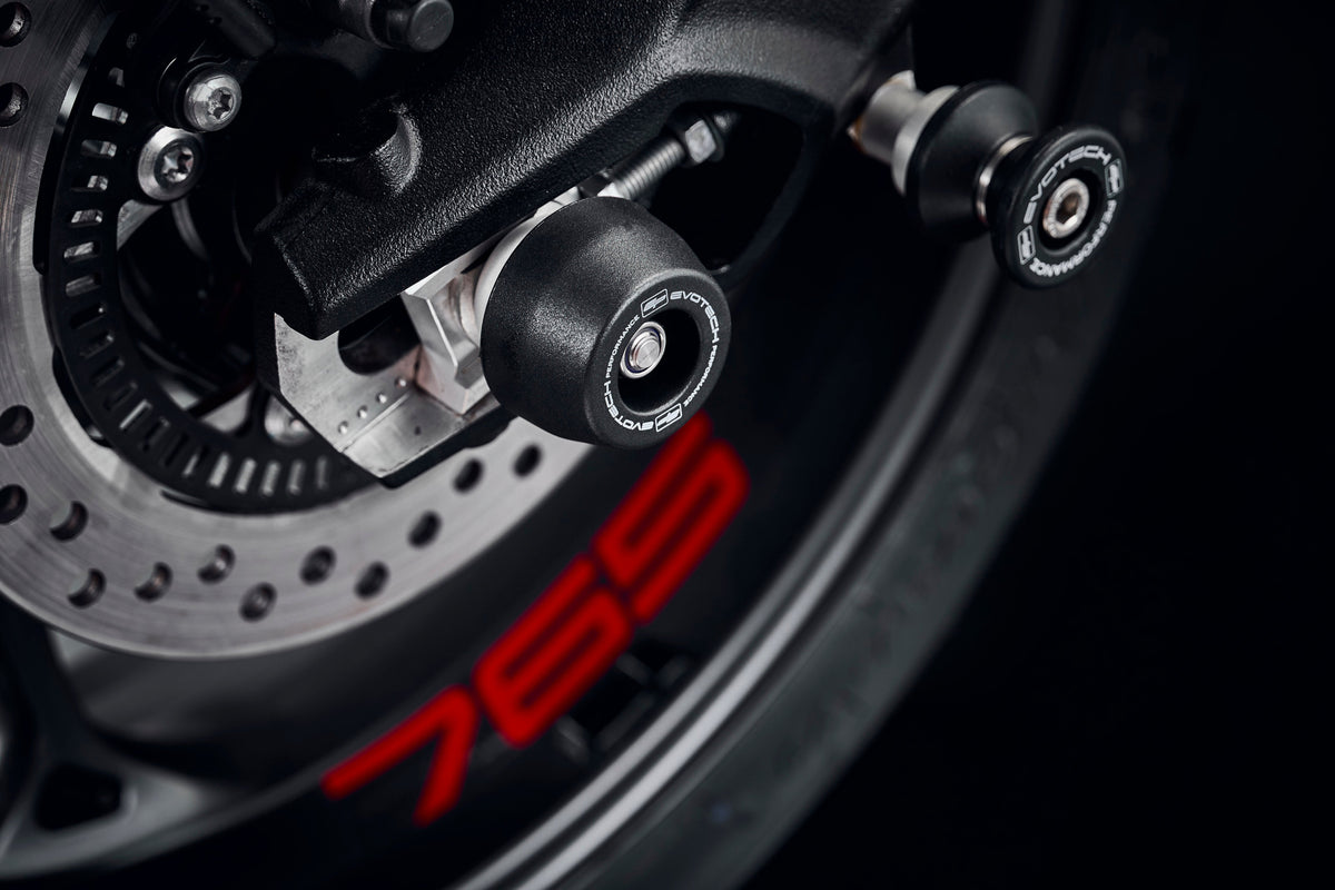 Evotech Performance Spindle Bobbins Kit 2027 Triumph Street Triple 798 RS
