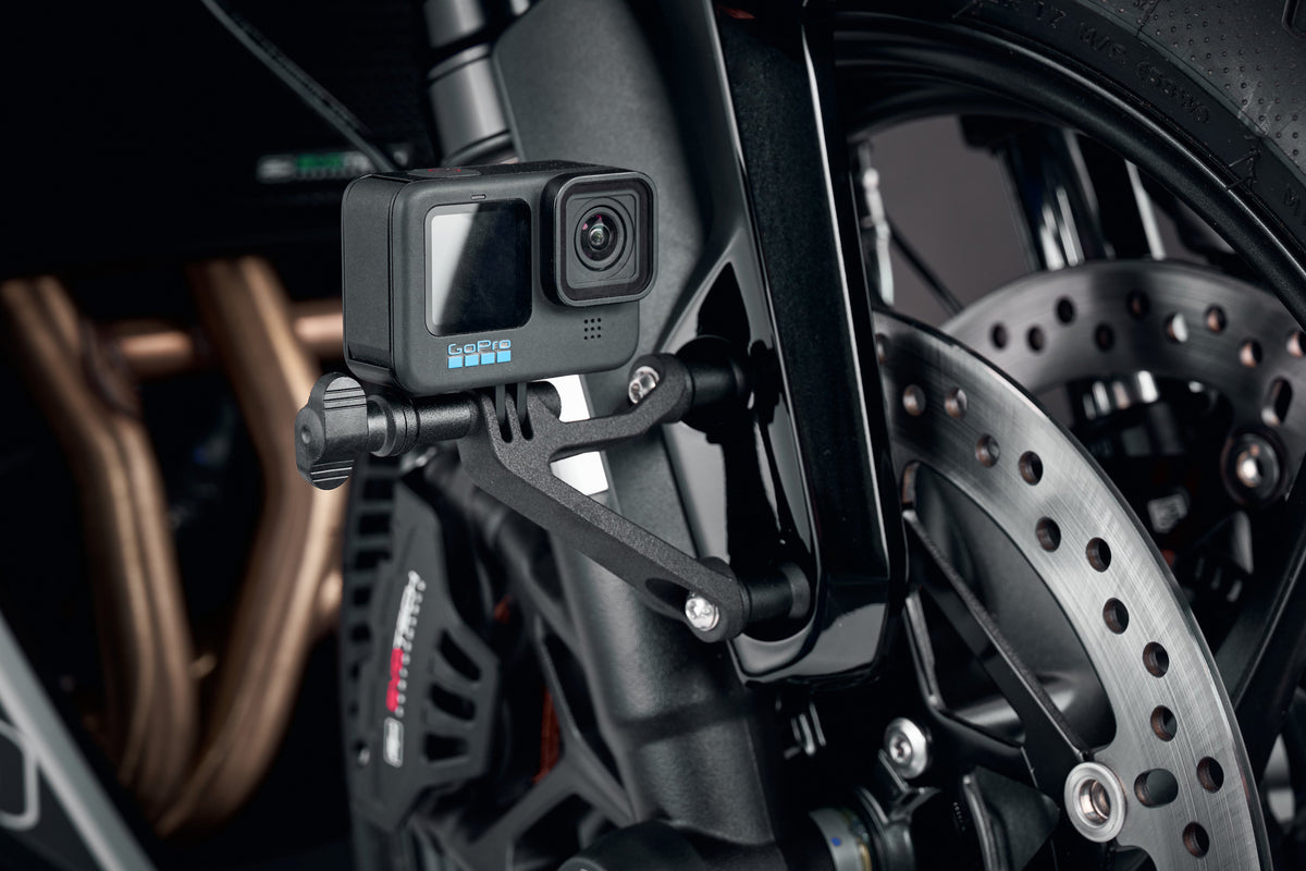 Evotech Performance Action / Safety Camera Front Mudguard Mount 2026 Triumph Trident 800
