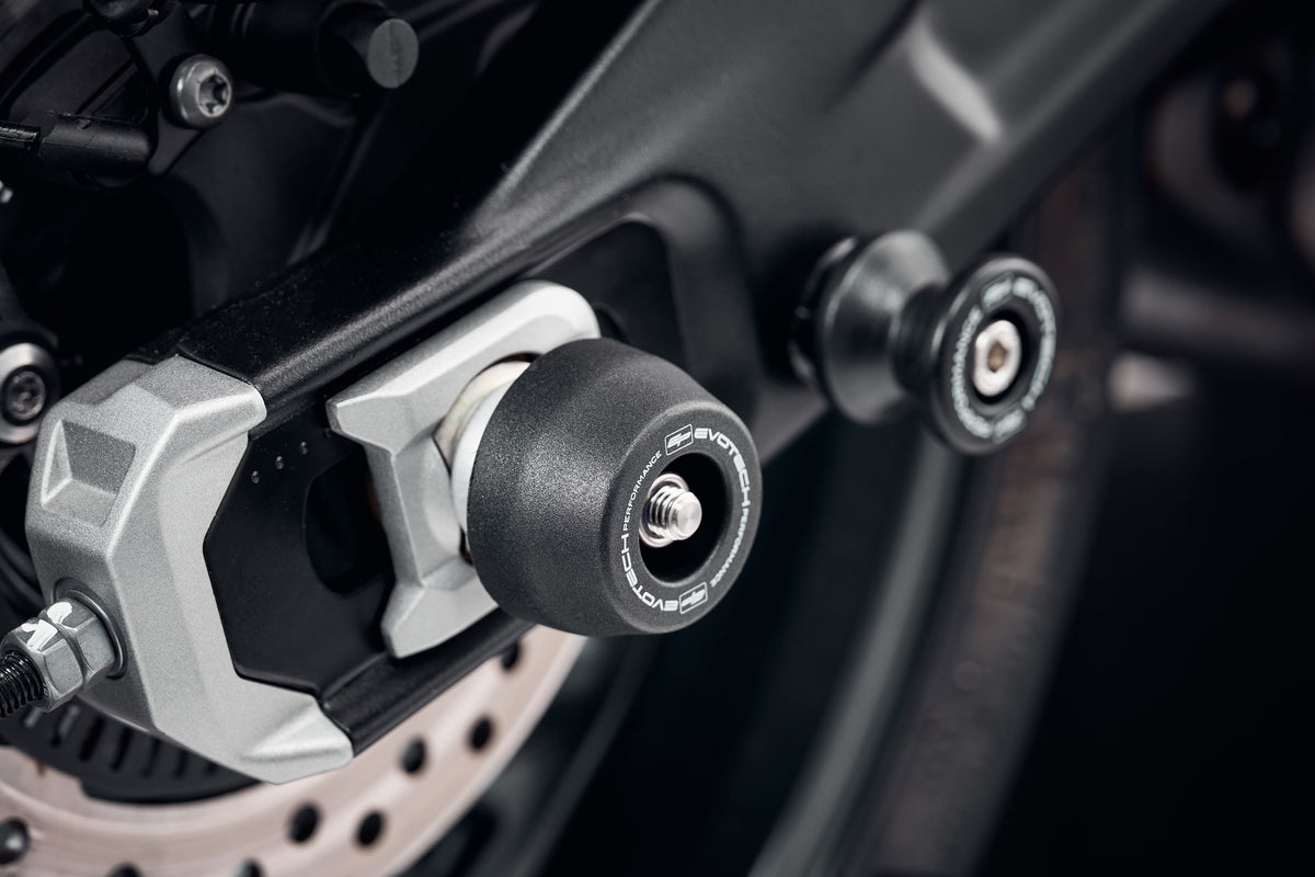 Evotech Performance Rear Spindle Bobbins 24-26 Triumph Daytona 660