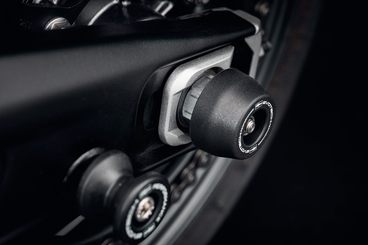 Evotech Performance Rear Spindle Bobbins 24-26 Triumph Daytona 660