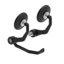 Evotech Bar End Mirrors/Brake Protector (Retro) - 25+ Aprilia Tuono V4/Factory
