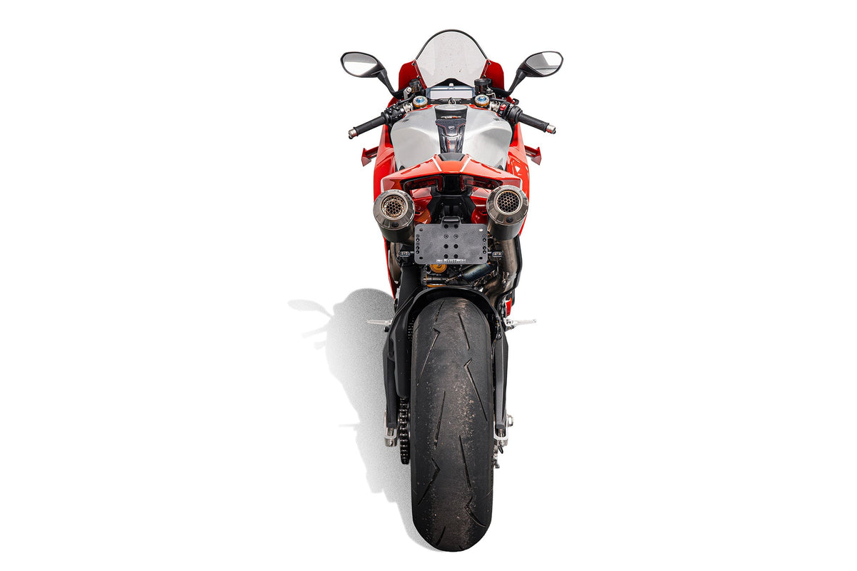 Evotech Performance Dynamic Tail Tidy 25-26 Ducati Panigale V4/S Akrapovic Titanium Full Race Exhaust