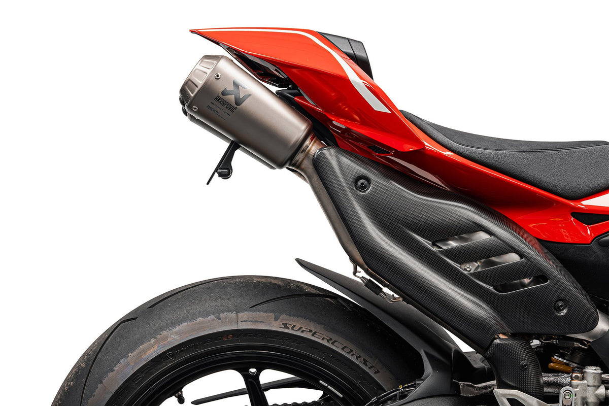 Evotech Performance Dynamic Tail Tidy 25-26 Ducati Panigale V4/S Akrapovic Titanium Full Race Exhaust
