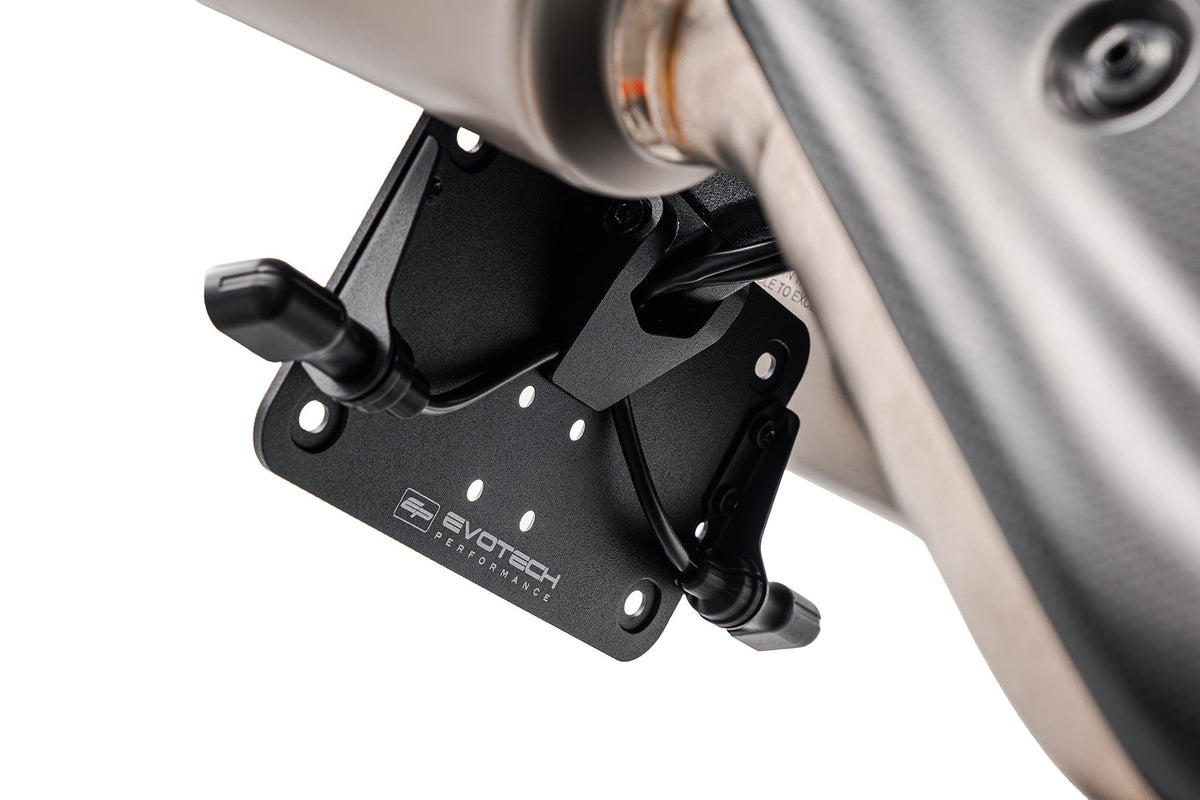 Evotech Performance Dynamic Tail Tidy with V1 Indicators 25-26 Ducati Panigale V4/S Akrapovic Titanium Full Race Exhaust