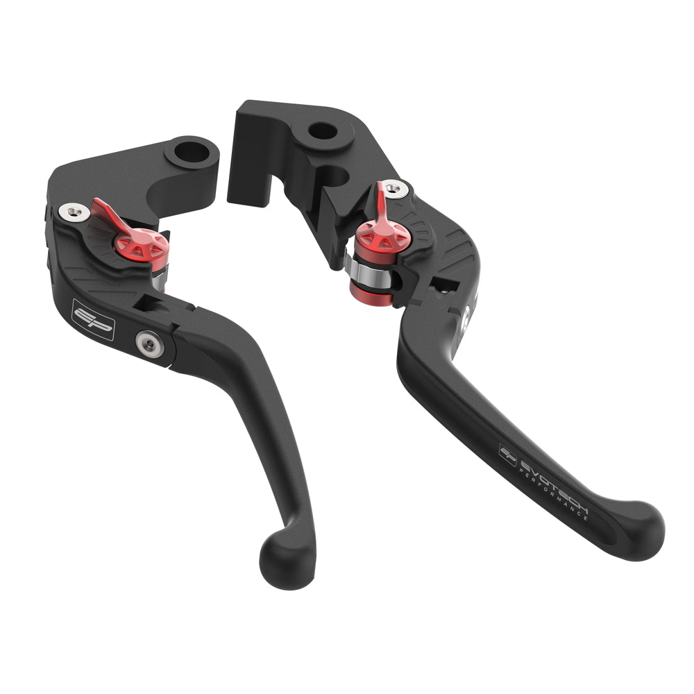 Evotech Performance Evo Folding Clutch & Brake Lever Set 22-25 Yamaha YZF-R7