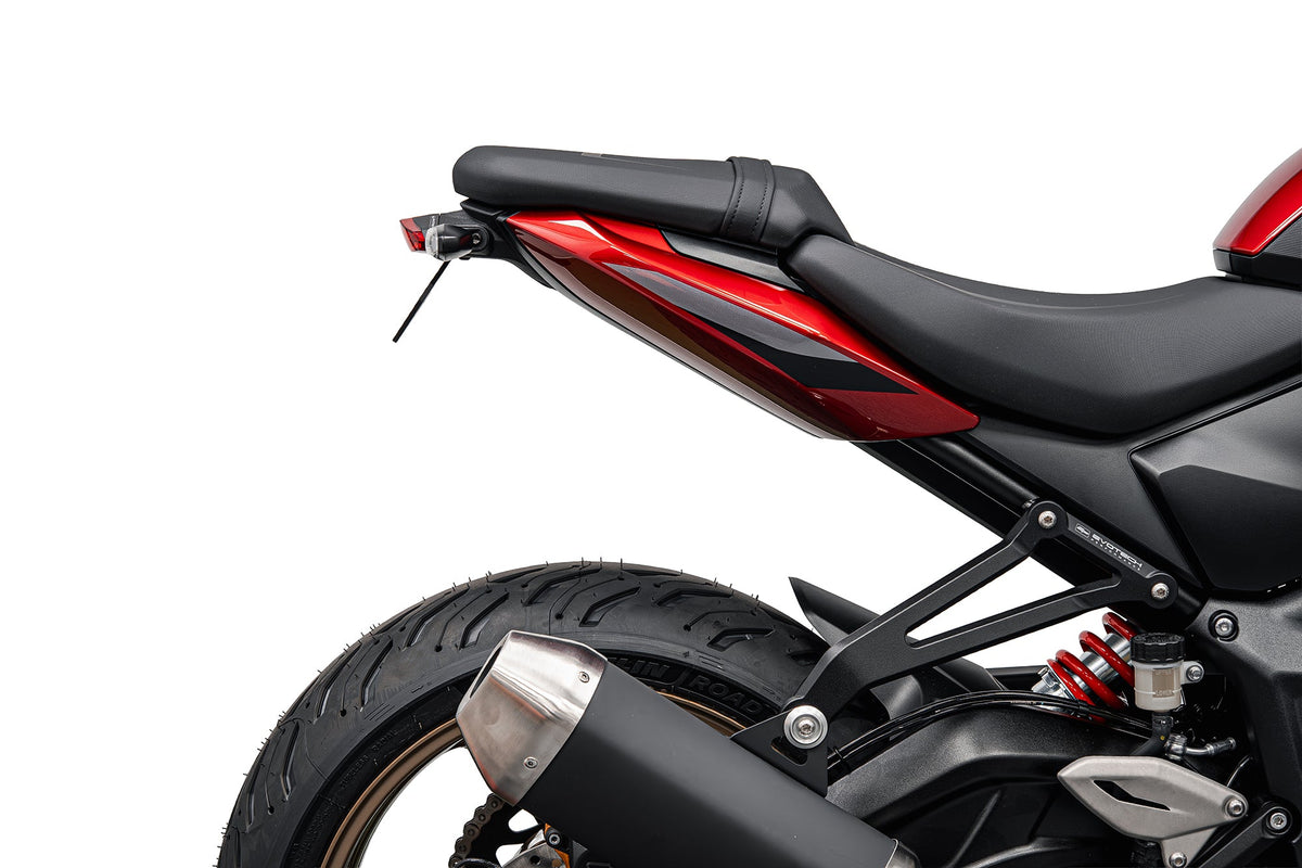Evotech Performance Tail Tidy (Red Rear Light) 2026 Triumph Trident 660