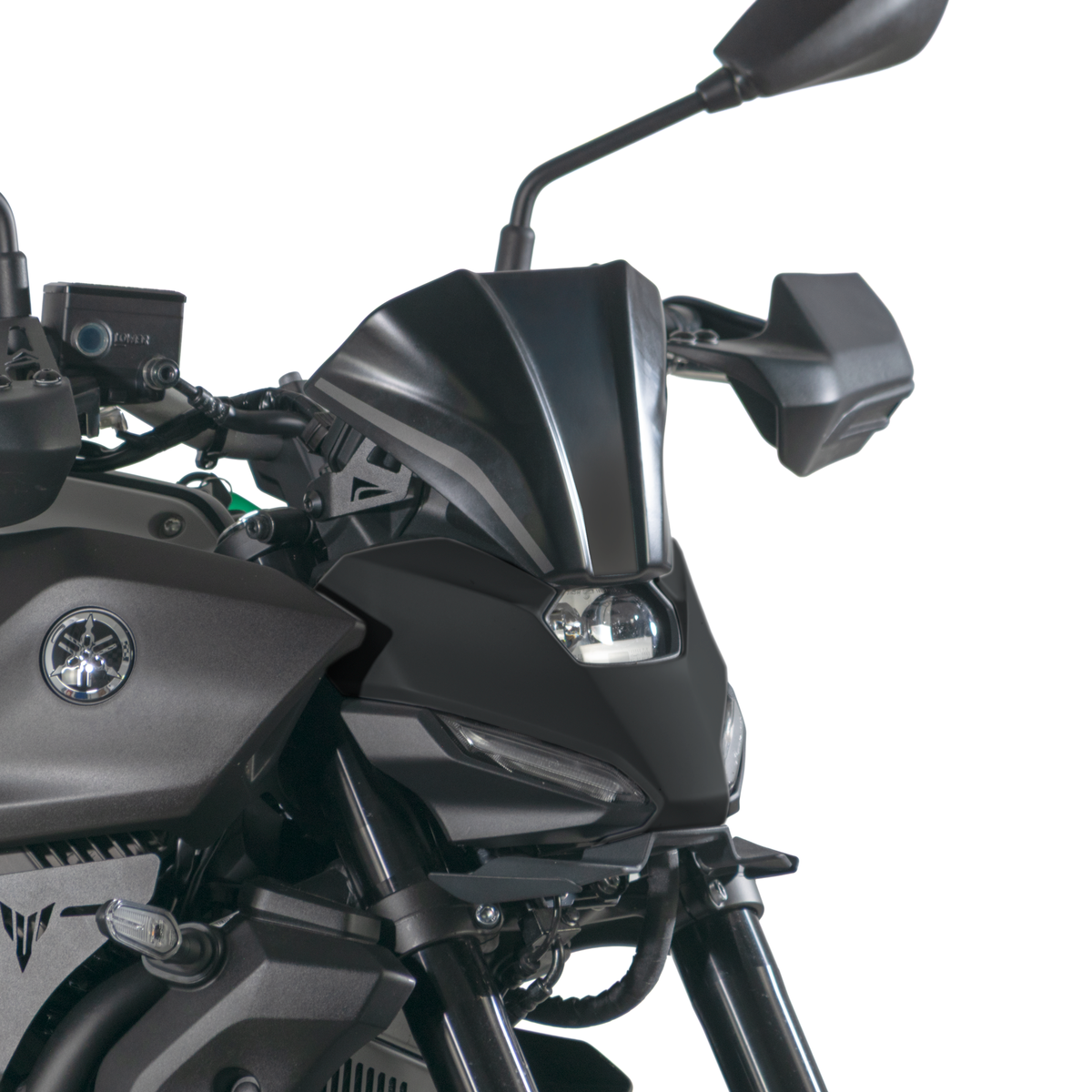 Pyramid Fly Screen 25-26 Yamaha MT-07 | Tech Black