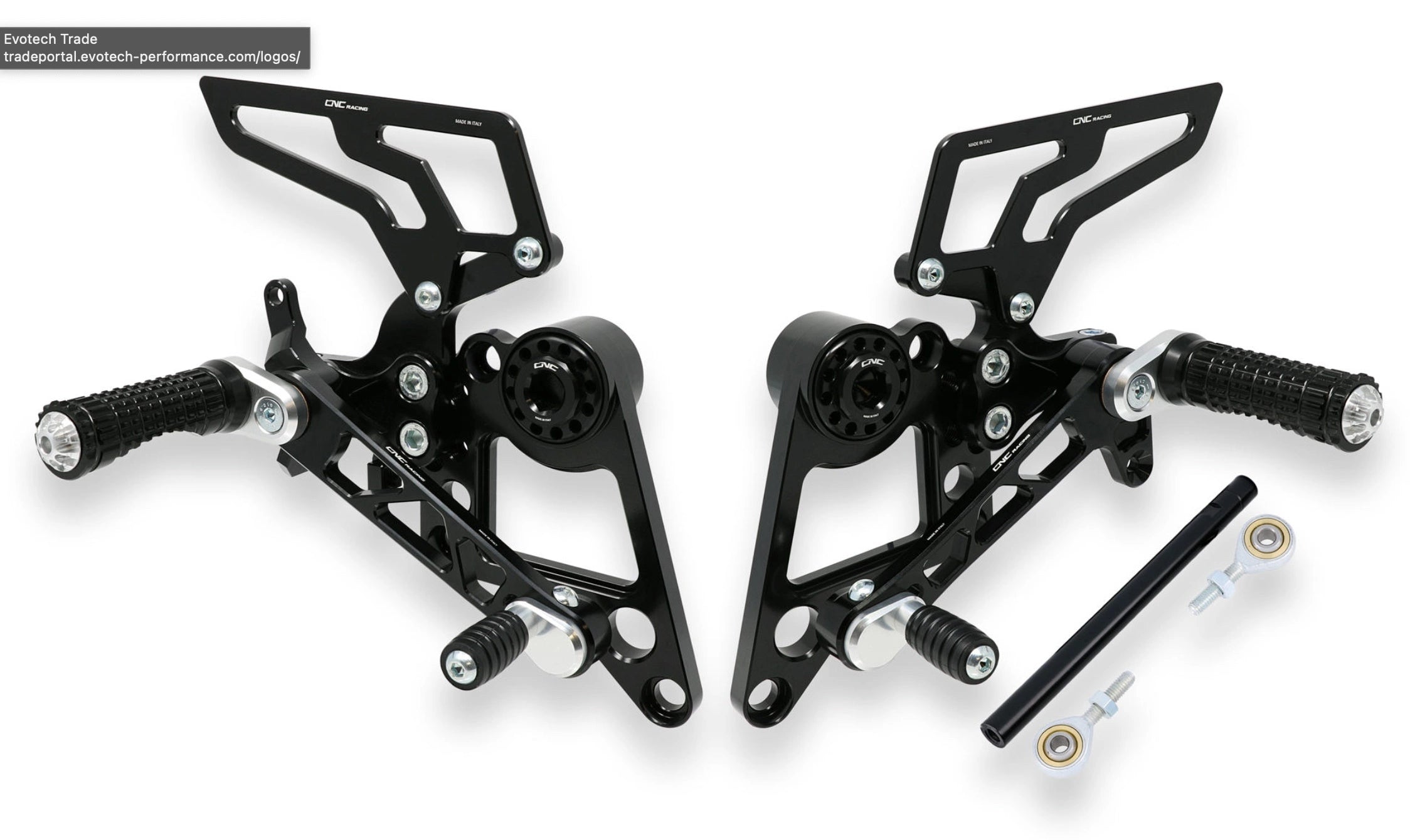 CNC Racing Adjustable Rearsets for Ducati Monster 696/796/1100/S/EVO