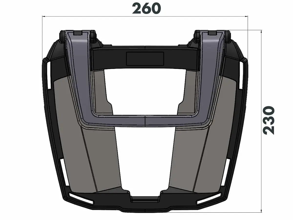 Hepco & Becker Rear Easyrack 22-25 Aprilia Tuareg 660
