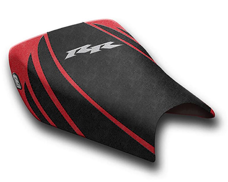 LuiMoto Tribal Flight CF Seat Covers '04-'07 Honda CBR1000RR - Black/Red