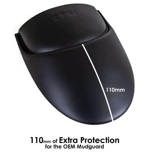 Pyramid Extenda Fenda '16-'23 Triumph Bonneville T120 | Matte Black