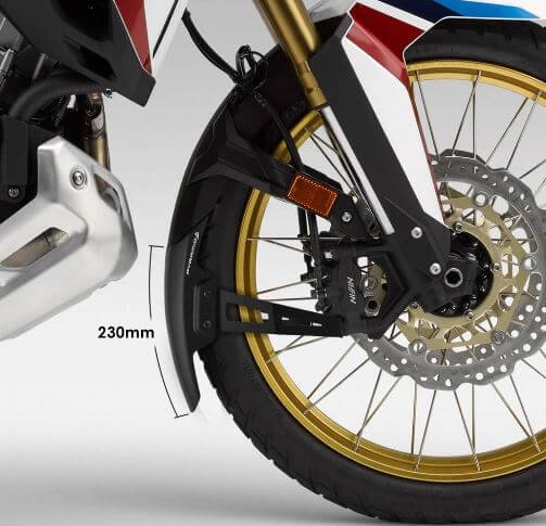 Pyramid Extenda Fenda EXTRA '18-'19 Honda CRF 1000 L | Matte Black