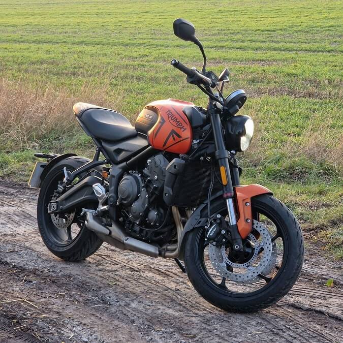Pyramid Extenda Fenda EXTRA '21-'23 Triumph Trident 660 | Matte Black