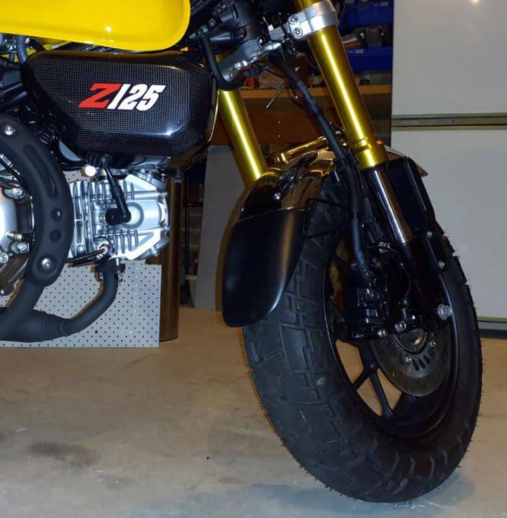 Pyramid Extenda Fenda 18-26 Honda Monkey 125 | Matte Black