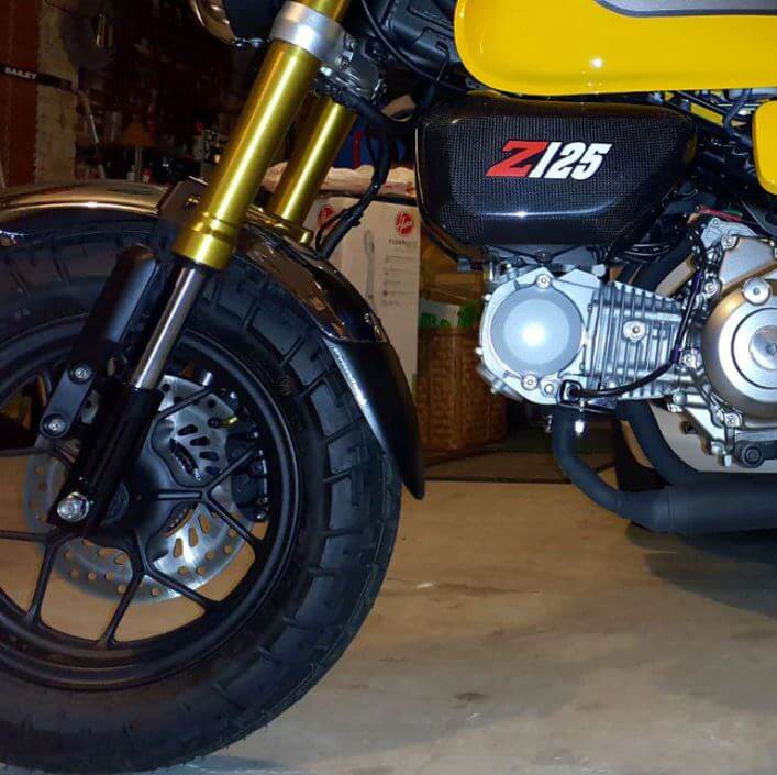 Pyramid Extenda Fenda 18-26 Honda Monkey 125 | Matte Black