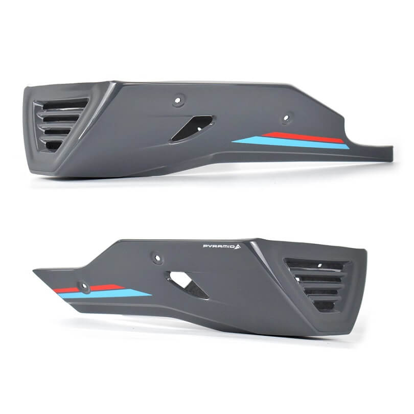 Pyramid Belly Pan '22-'23 Yamaha MT-10 | Cyan Storm Colours