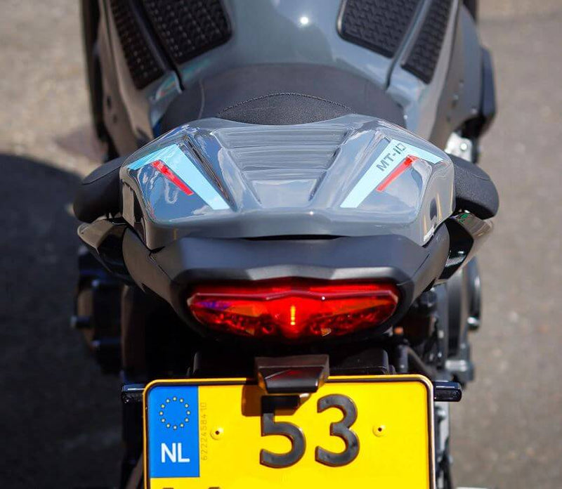 Pyramid Seat Cowl '22-'23 Yamaha MT-10 | Cyan Storm Colours