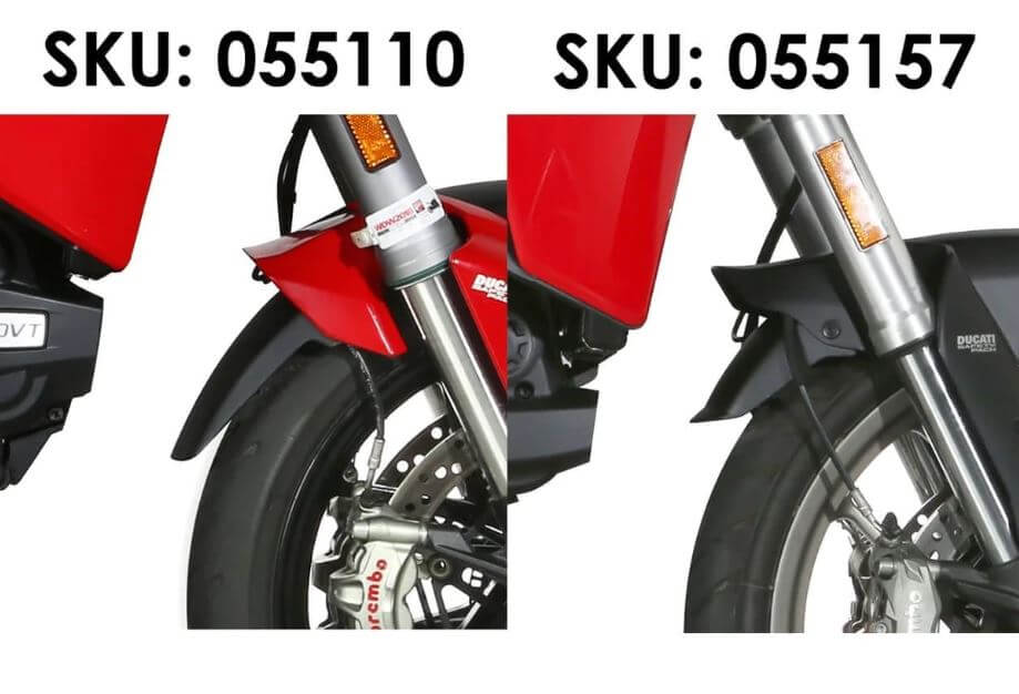 Pyramid Extenda Fenda '10-'15 Ducati Multistrada 1200/S | Matte Black