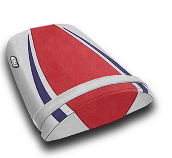LuiMoto Tribal Flight CF Seat Covers '04-'07 Honda CBR1000RR - Red/Blue/White