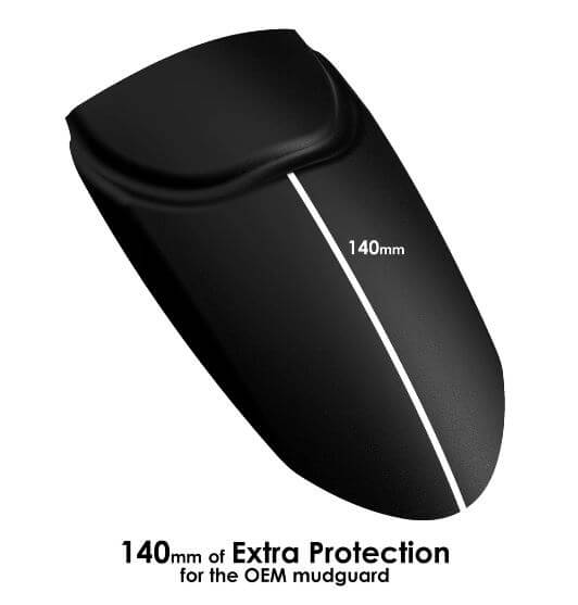 Pyramid Extenda Fenda '15-'19 Ducati Scrambler Classic | Matte Black