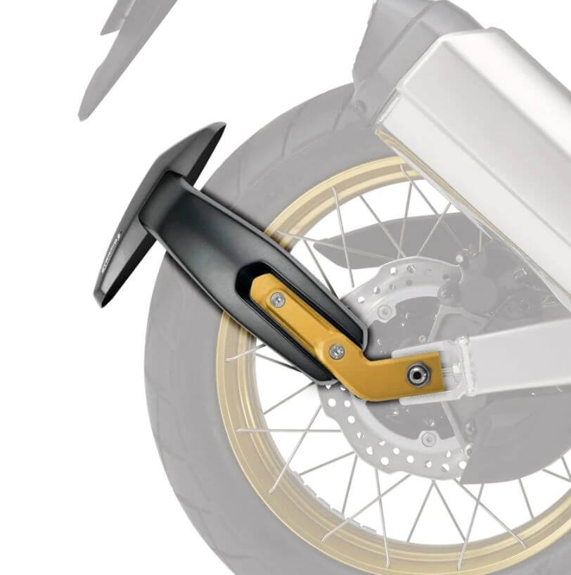 Pyramid Spray Guard '16-'19 Honda CRF 1000 L Africa Twin | Black/Gold