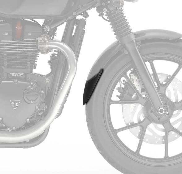 Pyramid Extenda Fenda '16-'23 Triumph Street Twin/Street Cup, '23- Speed Twin 900 | Matte Black