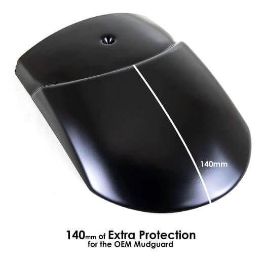 Pyramid Extenda Fenda '16-'23 Suzuki SV 650 | Matte Black