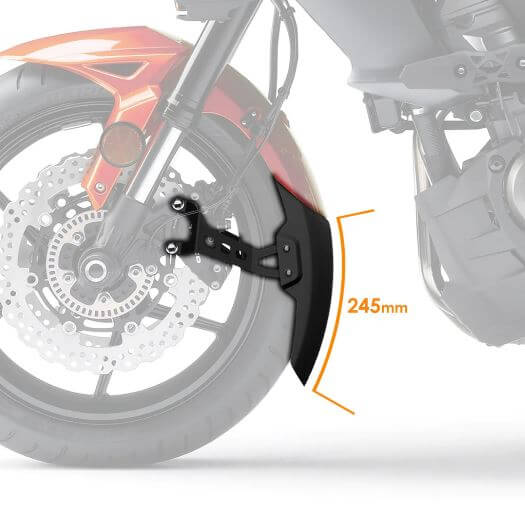 Pyramid Extenda Fenda EXTRA '12-'18 Kawasaki Versys 1000 | Matte Black
