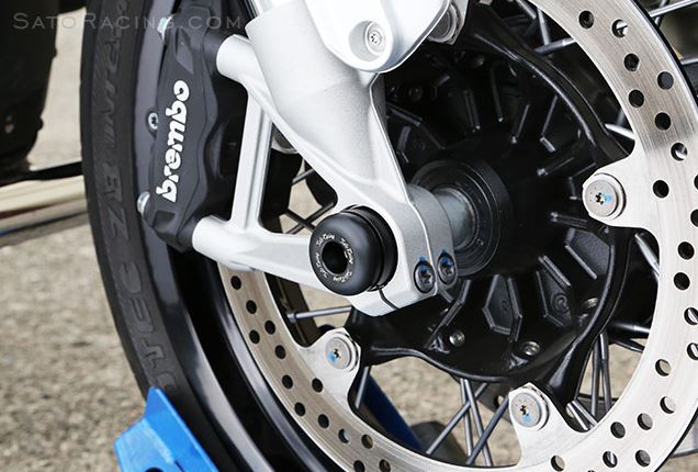 Sato Racing Front Axle Sliders For 2014-2015 BMW R Nine T