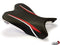 LuiMoto Raven Edition Seat Cover '09-'14 Yamaha YZF R1 - CF Black/Red/Pearl - Motostarz USA