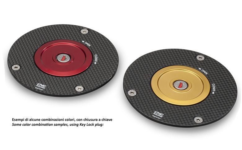 CNC Racing Carbon Fiber Fuel Tank Cap Flange - motostarz.com