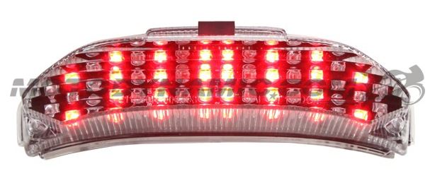 Motodynamic Sequentail LED Tail Light for 2013-2015 Honda CBR600RR - Clear