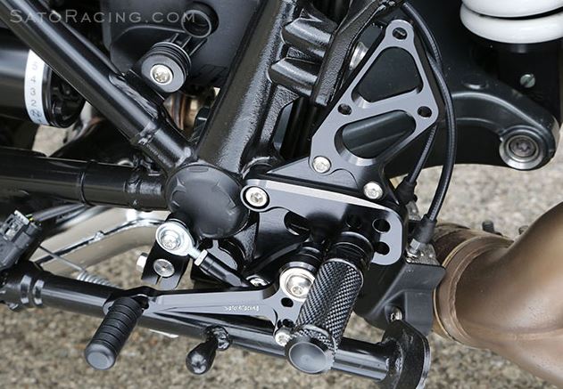 Sato Racing Adjustable Rearsets for 2014-2015 BMW R Nine T