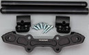 Woodcraft Clip-On Adapter Plate Riser Set w.Standard Black Bars '14-'20 Yamaha MT-07/FZ-07