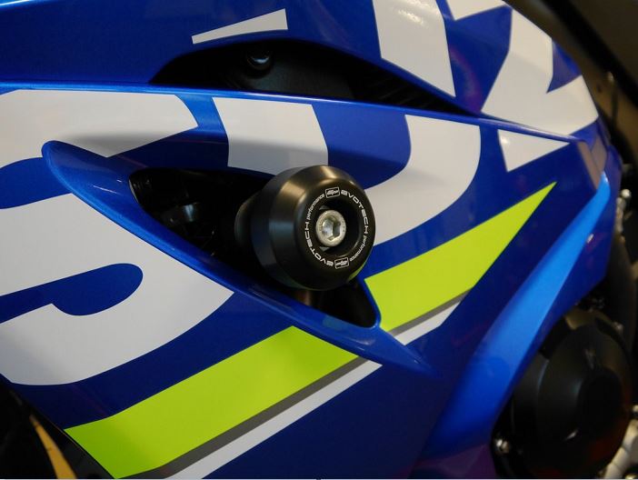 Evotech Performance No Drill Frame Sliders 2017+ Suzuki GSX-R1000/R