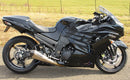 Brocks Performance CT Megaphone 17" Muffler Full Titanium Exhaust System for 2006-2013 Kawasaki ZX14R