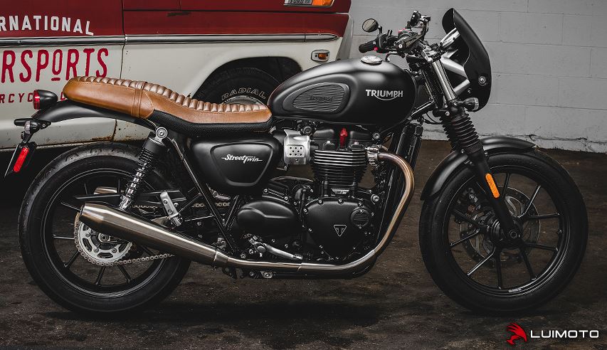 TRIUMPH,LOW TWIN SEAT,純正ローシート,STREETTWIN LuiMoto Vintage Classic Rider Seat Cover '16-'20 Triumph Street Twin