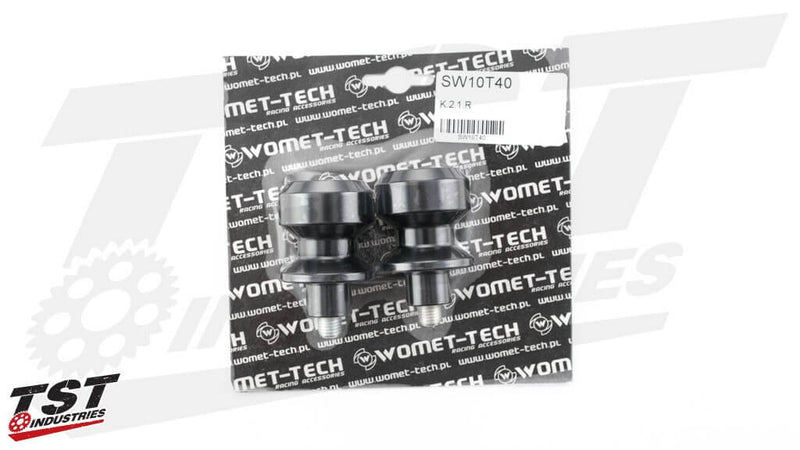 Womet-Tech Swingarm Spools Sliders for Kawasaki Models (Check Fitment Chart) and KTM RC390