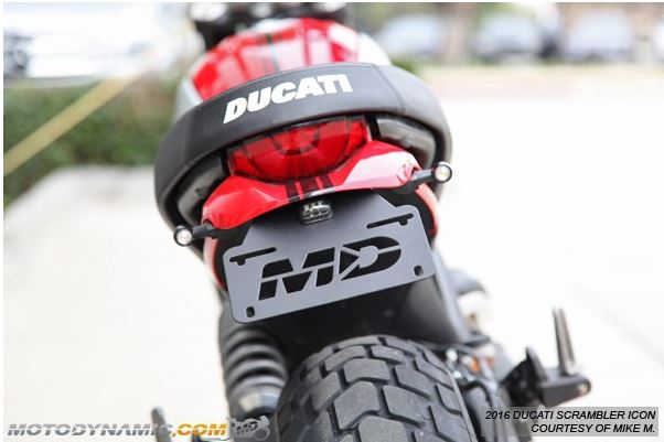 Motodynamic Fender Eliminator for 2015-2017 Ducati Scrambler Icon & Urban Enduro