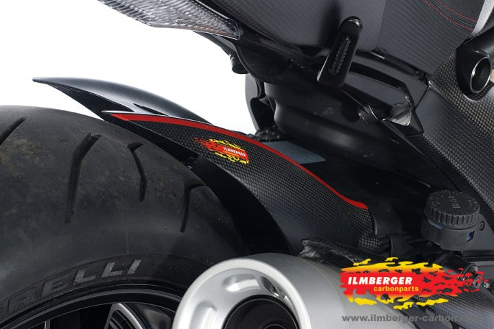 ILMBERGER Carbon Fiber Rear Hugger 2011-2012 Ducati Diavel