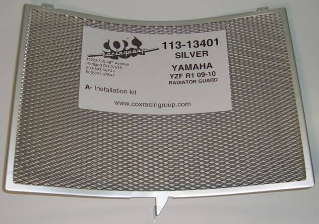 Cox Racing Radiator Guard for '09-'14 Yamaha YZF-R1